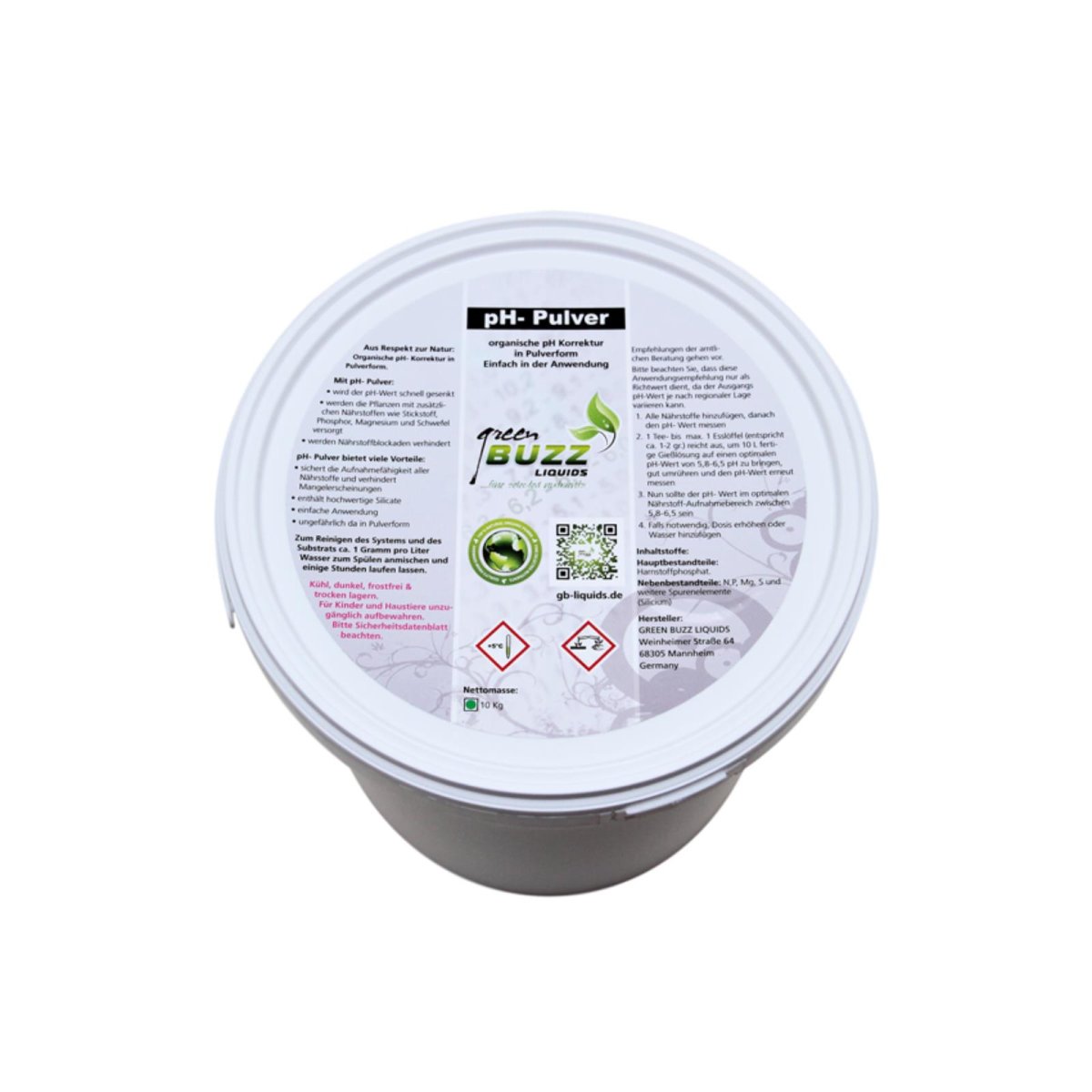 Green Buzz Liquids pH- Pulver 10 kg
