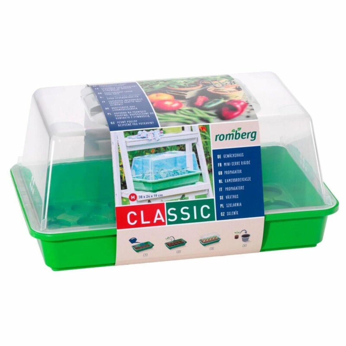 Romberg Gewächshaus Classic M 38x24x19 cm