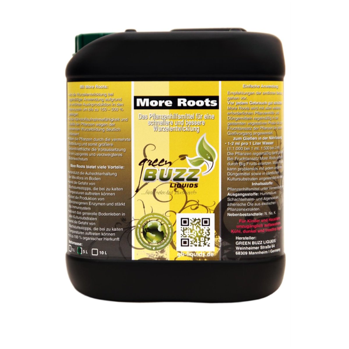Green Buzz Liquids More Roots 5 Liter