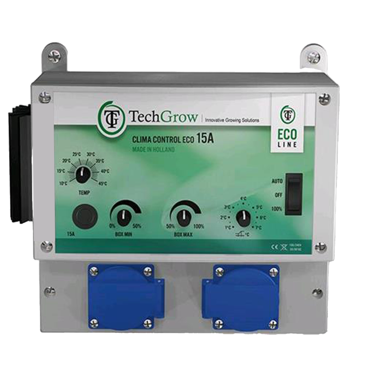 TECHGROW - CLIMA CONTROL ECO 15A/EU - SENSOR INCLUDED