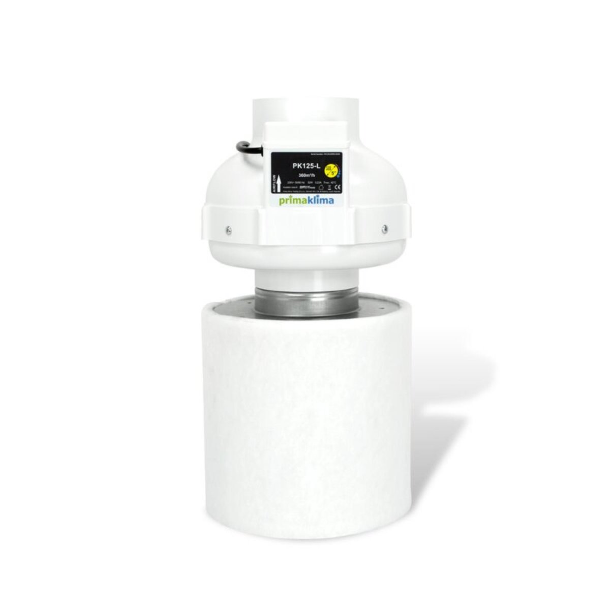 Prima Klima I Speed Ventilator + Filter-Set 360m3/h
