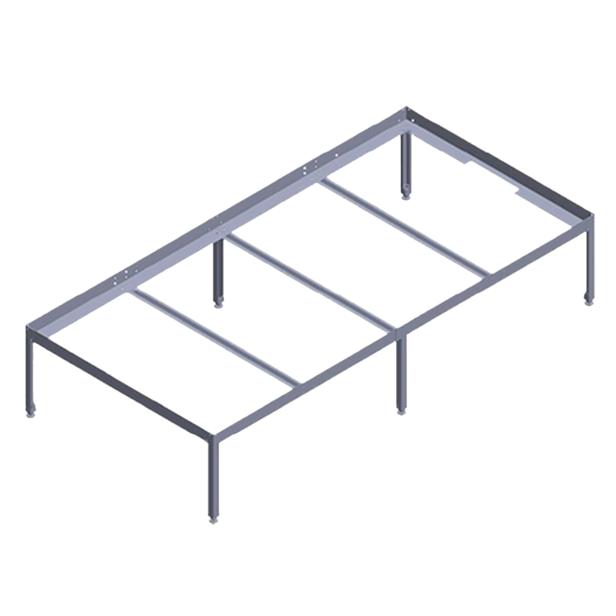 Untergestell Growtisch/Flutisch 200 × 100 cm