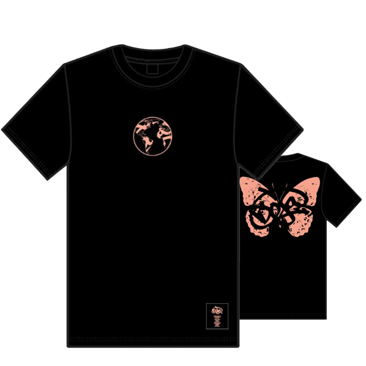 Doja - T-Shirt Butterfly - Orange