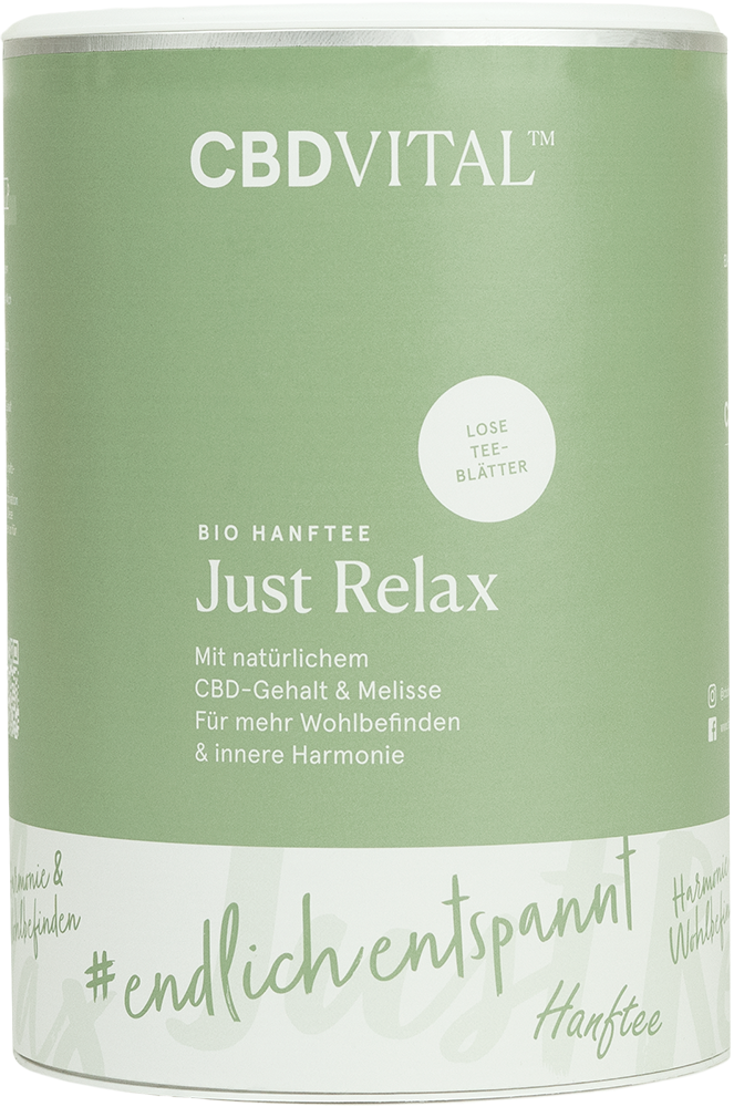 CBD Hanfblättertee Bio 1,5% - just relax