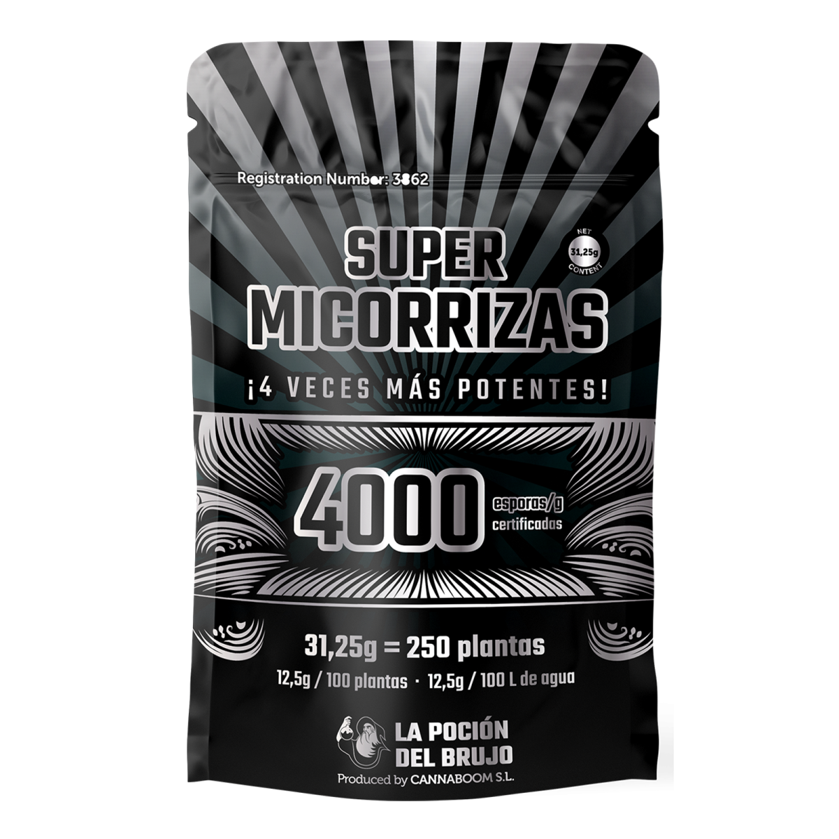 Cannaboom - SUPER MICORRIZAS + TRICHODERMA HARZIANUM (75g) - 250 Pflanzen