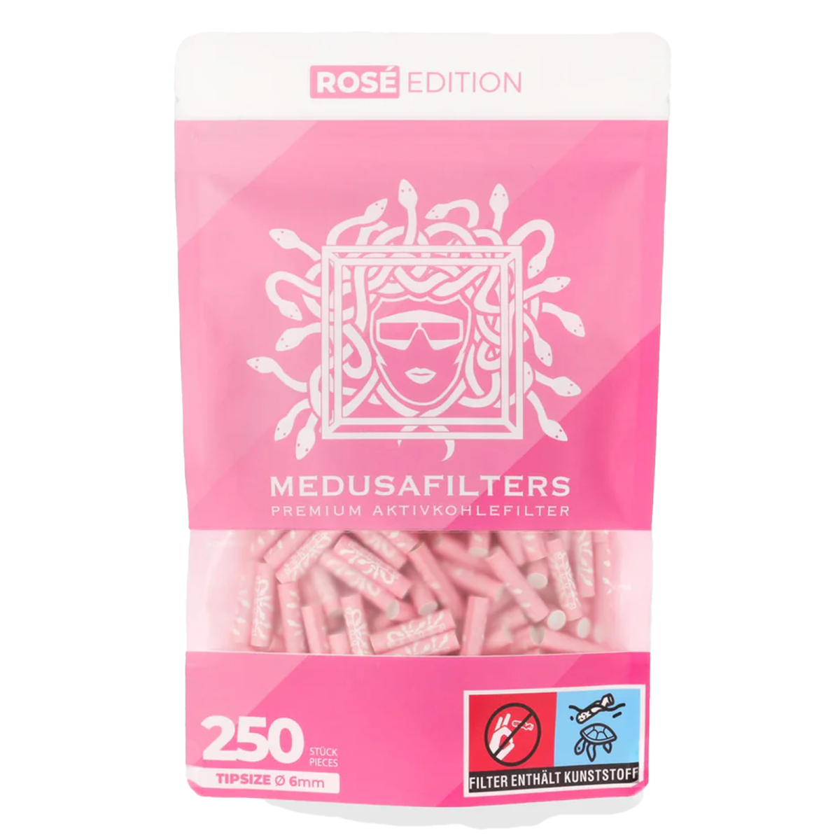 Medusa Rose Aktivkohlefilter 250 Stk