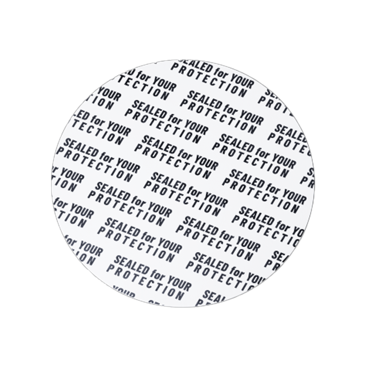 Manipulationssichere Versiegelung für Miron Weithalsdose Saturn 150 ml, Schwarz