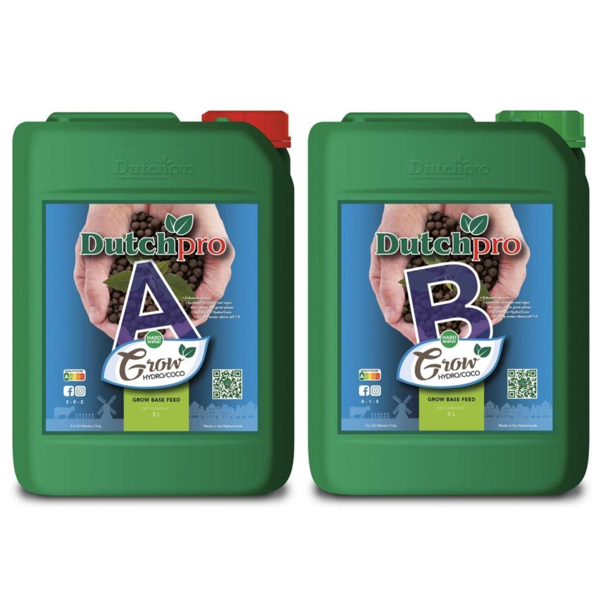 Dutchpro Grow A+B Hydro/Coco weiches Wasser je 5 Liter