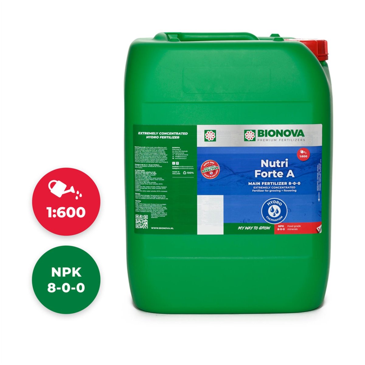 Bionova Nutri Forte A + B Hydro je 20 Liter